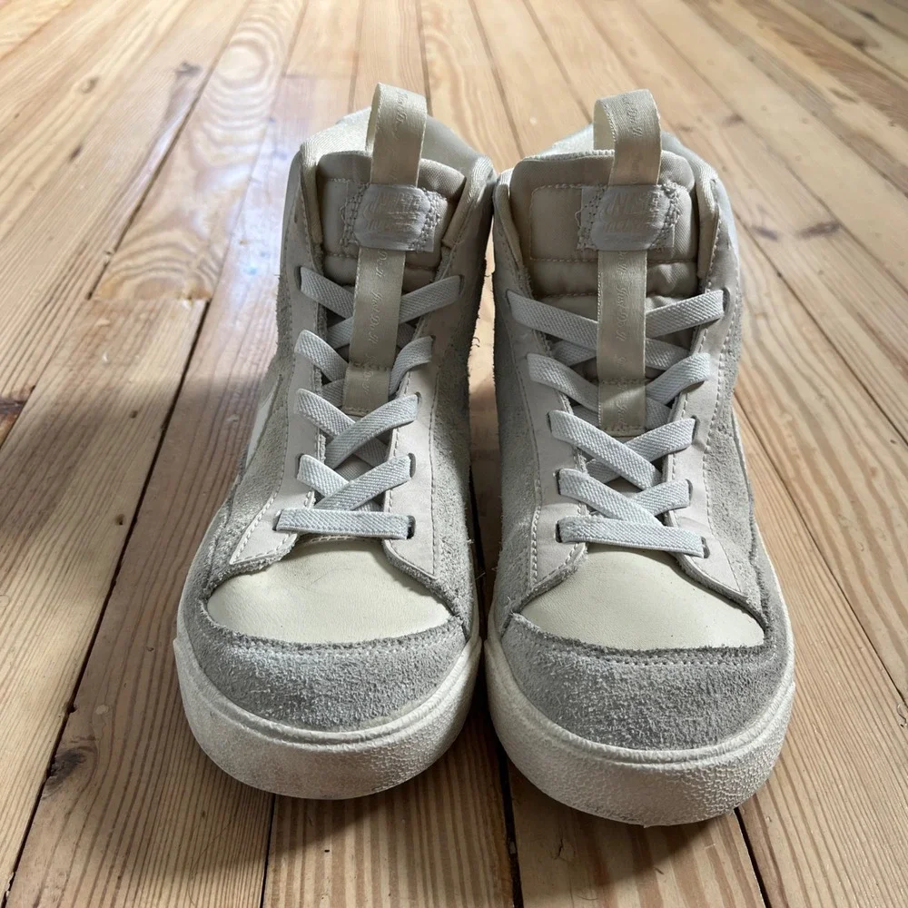 Nike Blazer Mid 77 Jumbo Sail White High Top Sneakers DQ6085-100‎ 3Y Kids casual